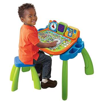 VTech Touch and Learn Activity Desk (Frustration Free Packaging), Green