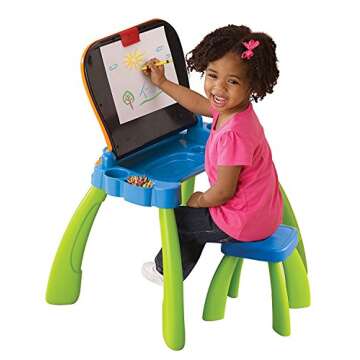 VTech Touch and Learn Activity Desk (Frustration Free Packaging), Green