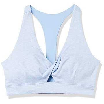 Core 10 Women's Keyhole Plunge Sports Bra for Yoga