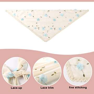 AWAYTR Floral Hair Bandanas – Stylish & Lightweight Scarves