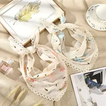 AWAYTR Floral Hair Bandanas – Stylish & Lightweight Scarves