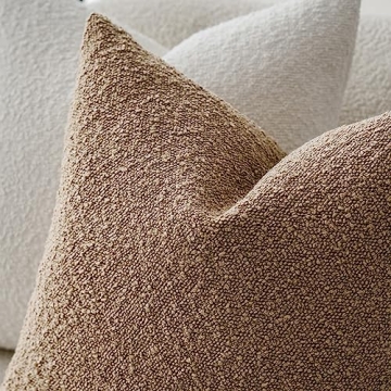 Stylish Foindtower Boucle Throw Pillow Covers - Set of 2