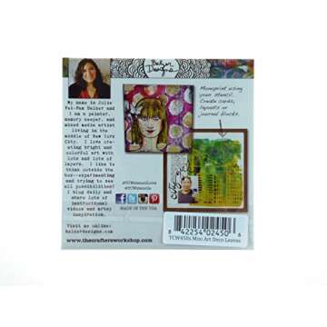 Crafters Workshop The Template, 6 by 6-Inch, Art Deco Leaves - Elevate Your Crafting!