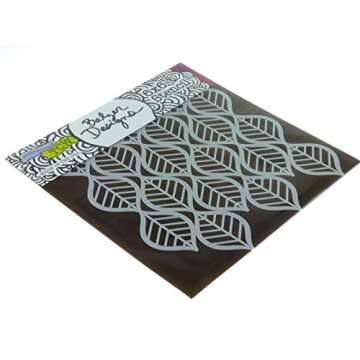 Art Deco Leaves Template - Crafters Workshop 6x6 Inch