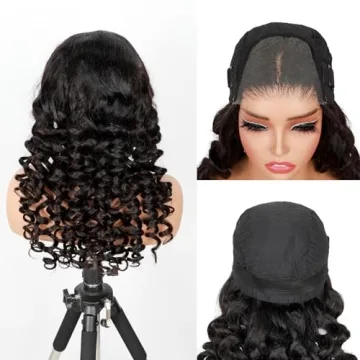 Glueless 26 Inch Wand Curl Wig for Effortless Style