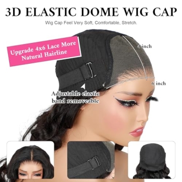 Glueless 26 Inch Wand Curl Wig for Effortless Style