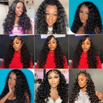 Glueless 26 Inch Wand Curl Wig for Effortless Style