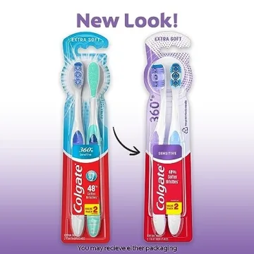 Colgate 360 Extra Soft Toothbrush for Sensitive Teeth & Gums