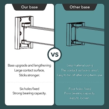 LIENAHU Wall Mount Clothes Drying Rack for Efficient Laundry