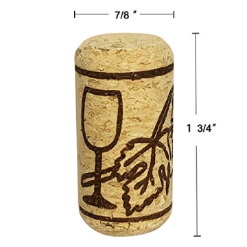 FOSUTOU Quality Natural Wine Corks for Bottling Crafts