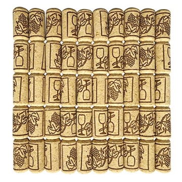 FOSUTOU Quality Natural Wine Corks for Bottling Crafts