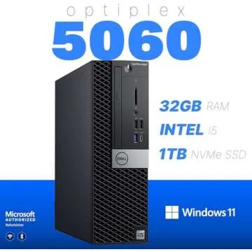 Dell Workstation 5060 – Intel i5, NVIDIA Graphics, 1TB SSD