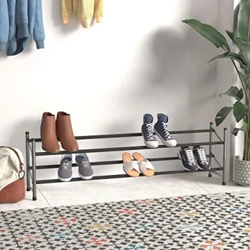 Amazon Basics 2-Tier Shoe Rack Easy Assembly