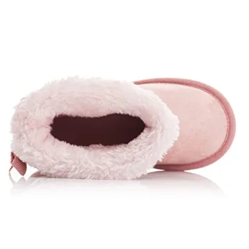 KRABOR Girls Glitter Snow Boots - Cute & Warm Winter Shoes