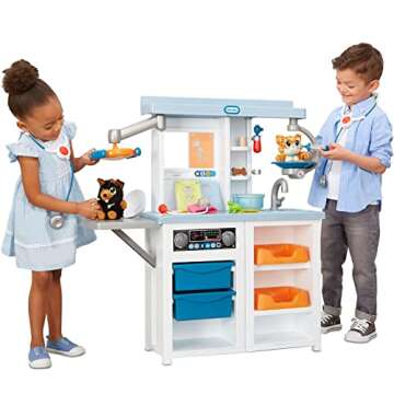 Little Tikes Vet Toys for Kids - My First Pet Doctor Checkup Pretend Play Set Veterinarian Playset - Over 15 Accessories, Multicolor Interactive Medical Vet Clinic