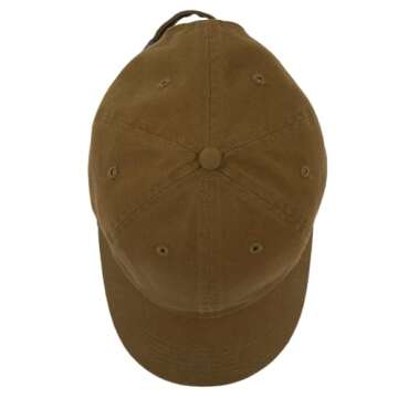 Gelante Baseball Caps Dad Hats 100% Cotton Polo Style Plain Blank Adjustable Size. 1819-Copper-1PC