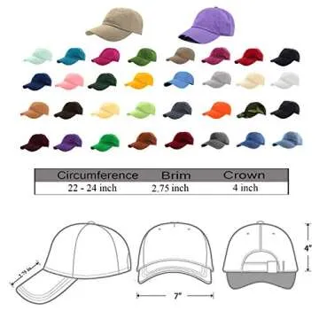Gelante Baseball Caps Dad Hats 100% Cotton Polo Style Plain Blank Adjustable Size. 1819-Copper-1PC