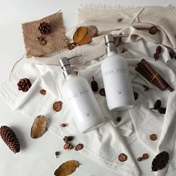 Janxin Glass Soap Dispenser Set for Modern Homes