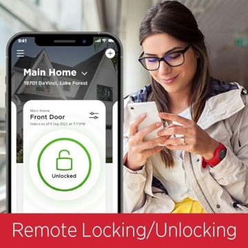 Wi-Fi Keyless Entry Smart Lock with Security Features