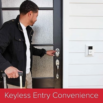 Wi-Fi Keyless Entry Smart Lock with Security Features