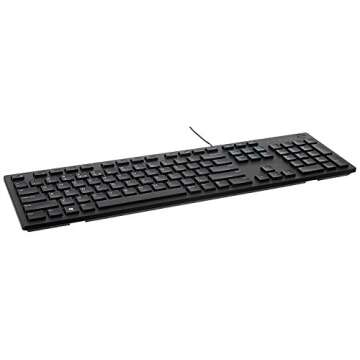 Dell Wired Keyboard - Perfect for Home and Office Use, Black KB216