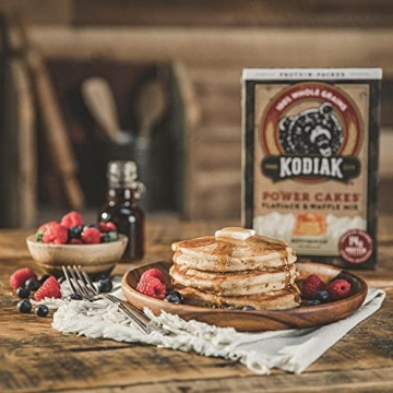 Kodiak Cakes Protein Pancake Power Cakes, Flapjack and Waffle Baking Mix, 20 Buttermilk 60 Ounce (Pack of 3)