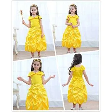 Princess Costume for Girls with Accessories Age 4-5