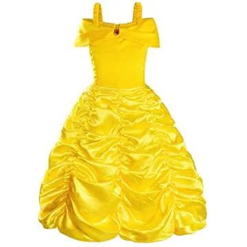 Princess Costume for Girls with Accessories Age 4-5