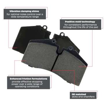 StopTech 309.10040 Sport Brake Pads with Shims and Hardware