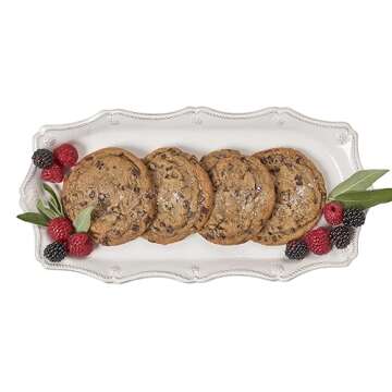 Juliska Berry & Thread Hostess Tray - Elegant Whitewash for Serving