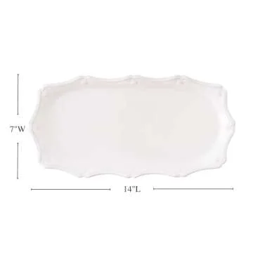 Stylish Juliska Whitewash Hostess Tray for Effortless Hosting