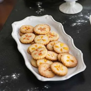 Stylish Juliska Whitewash Hostess Tray for Effortless Hosting