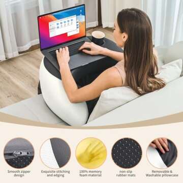 Comfortable Olumoon Reading Pillow with Memory Foam