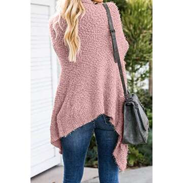 Dokotoo Women's Winter Chunky Knitted Cardigan with Pockets