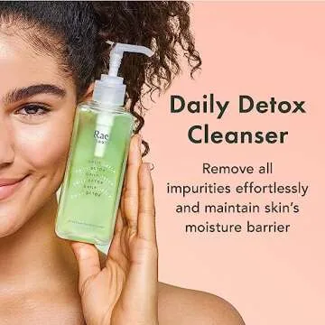 Rael Skin Care Facial Cleanser, Gentle Oil to Foam Wash 5.07 oz