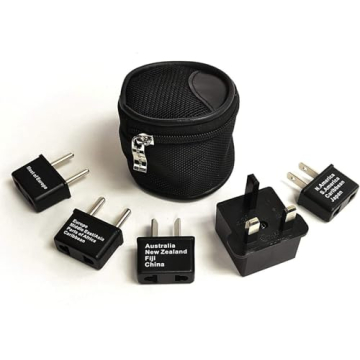 Ceptics Universal Travel Adapter Set for Convenient Worldwide Charging