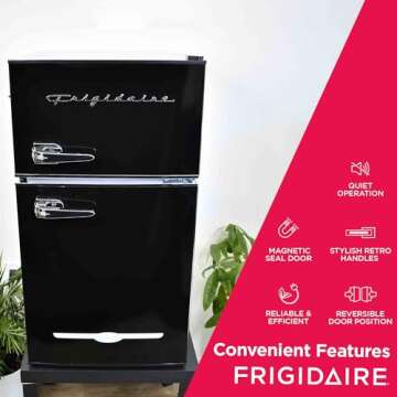 Frigidaire Retro Mini Fridge with Freezer - 3.2 Cu Ft