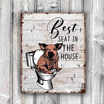 Charming Farmhouse Wall Art Funny Bathroom Quote for Gifts