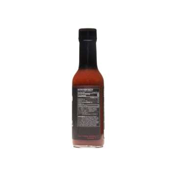 Black Garlic And Carolina Reaper Hot Sauce By Bravado Spice FEATURED ON HOT ONES Gluten Free, Vegan, Low Carb, Paleo All Natural 5 oz Bottle Award Winning Gourmet Hot Sauce