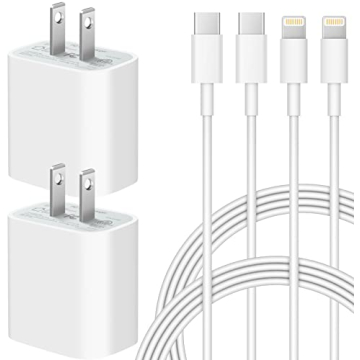 iPhone Super Fast Charger with 6FT Cables - 20W Power