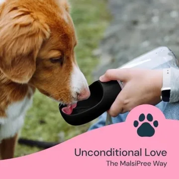 MalsiPree Leakproof Portable Dog Water Bottle for Travel