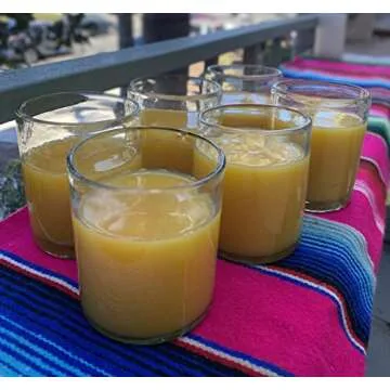 Hand Blown Mexican Tumblers - Artisan Glassware Set