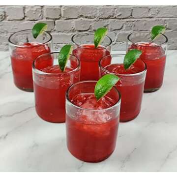 Hand Blown Mexican Tumblers - Artisan Glassware Set