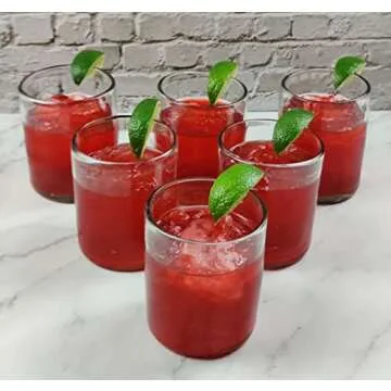 Hand Blown Mexican Tumblers - Artisan Glassware Set