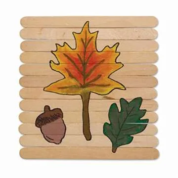 Creativity Street Premium Wood Craft Sticks, 1000 Pack
