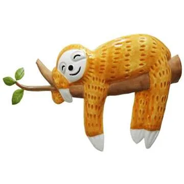 Decodyne Funny Sloth Coffee Mug, Cute Sloth Gifts For Women and Men, 3D Coffee Mugs (Just 5 More Minutes)