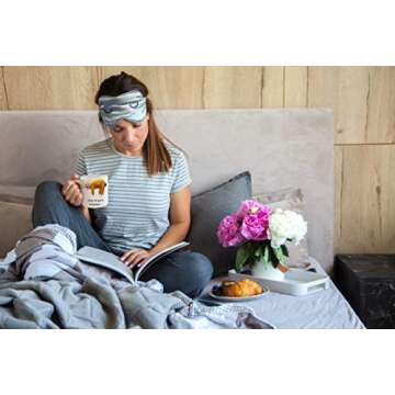 Decodyne Funny Sloth Coffee Mug, Cute Sloth Gifts For Women and Men, 3D Coffee Mugs (Just 5 More Minutes)