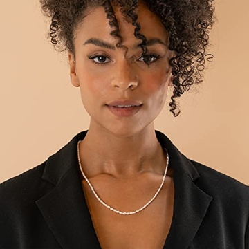 PAVOI Elegant 14K Gold Freshwater Pearl Necklace