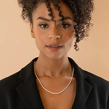 PAVOI Elegant 14K Gold Freshwater Pearl Necklace