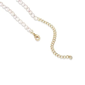 PAVOI Elegant 14K Gold Freshwater Pearl Necklace